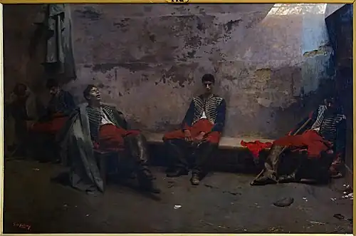 Les Prisonniers de guerre, 1883, palais des Beaux-Arts de Lille.