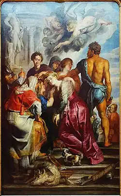 Le Martyre de sainte Catherine, vers 1615, Pierre Paul Rubens.