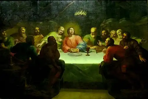La cène de Joseph Wamps (début du XVIIIe&nbsp;siècle).