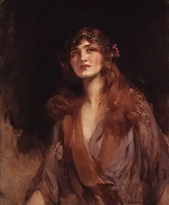 L'actrice Lily Elsie (ép. Bullough), c. 1916