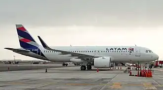 L'Airbus A320neo impliqué dans l'accident (CC-BHB), photographié en janvier 2018.