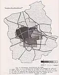 Évolution des limites territoriales de la commune de Łódź.