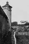 La tour de la maison de la forge au début du XXe&nbsp;siècle