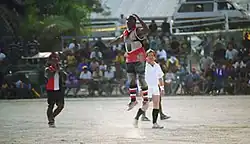 Partie de football australien en 1999.