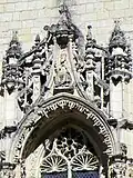Détails du linteau de la chapelle du château d'Ussé.