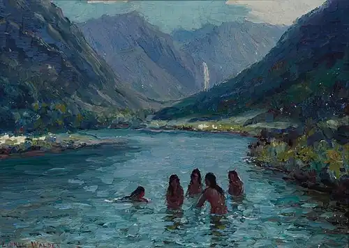 Femmes au bain, HawaïCollection privée