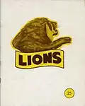 Programme saison 1955-1956.