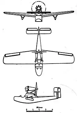 Description de l'image Lioré et Olivier LeO H-180 3-view Aero Digest September 1928.jpg.
