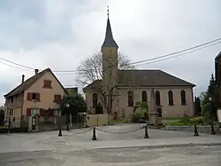 Église Saint-Pancrace de Lipsheim.