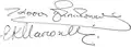 Signature de Erató Kozákou-Markoullí(el) Ερατώ Κοζάκου-Μαρκουλλή