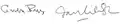 Signature de Gordon Brown