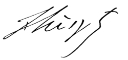 Signature de Franz Liszt