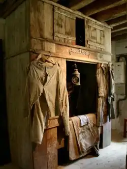 Lit-clos du meunier du moulin de Lonceux (XVIIIe/XIXe siècle)