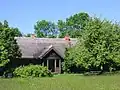 Maison en bois du musée.