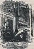 La nuit dans la maison Clennam, par Phiz.