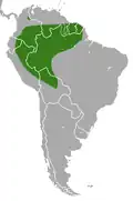 Carte de répartition