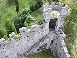 La tour du château de Vezio