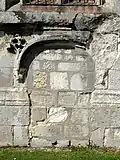 Collatéral sud, porte bouchée.