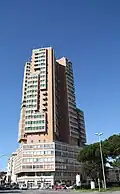 Gratte-ciel, place Matteoti à Livourne.
