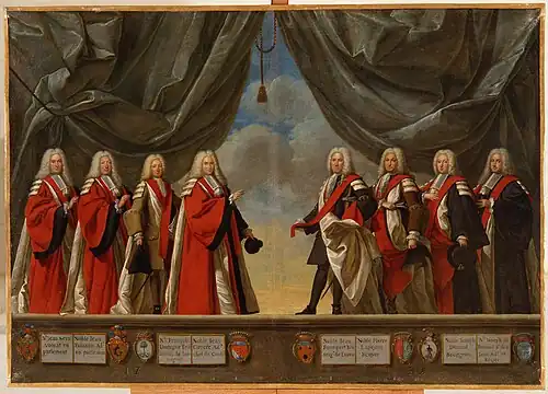 Les capitouls de l'année 1731-1732, par Antoine Rivalz.