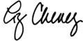 Signature de Liz Cheney