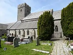 L'église anglicane Saint-Illtud.