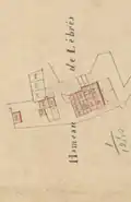 Llébrès, dans le cadastre napoléonien