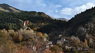 Le village en automne.