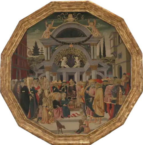 Le Jugement de Salomon, Lo Scheggia (vers 1468).