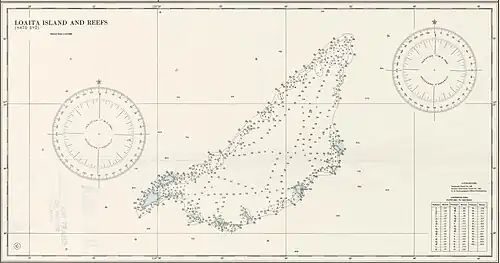 Carte du banc Loaita
