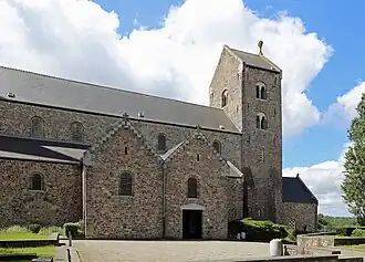 La collégiale de Lobbes.