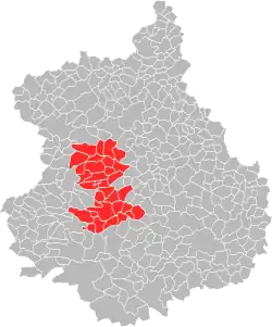 La communauté de communes Entre Beauce et Perche en Eure-et-Loir (2018).