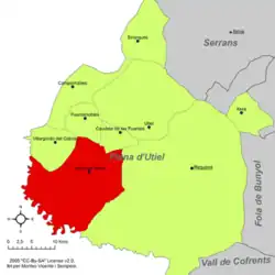 dans la comarque de Requena-Utiel.