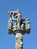 Calvaire du cimetière : partie sommitale.