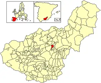 Localisation de Cortes y Graena