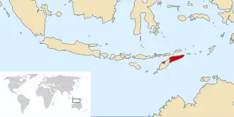 Emplacement du Timor oriental