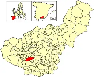 Localisation de Padul