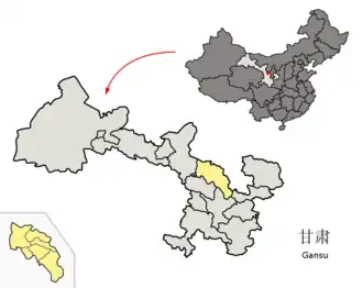 Localisation de Baiyin