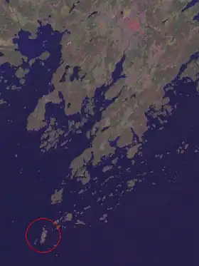 Localisation de l'île Mäkiluoto