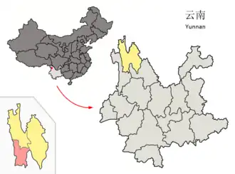 Xian autonome lisu de Weixi