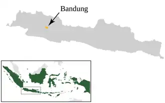 Localisation de Bandung