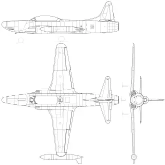 vue en plan de l’avion
