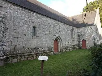 Façade sud de la chapelle Notre-Dame-de-Grâce.
