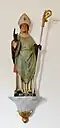 Guidel : chapelle de Locmaria, statue de saint Iler datant du XVIe&nbsp;siècle.