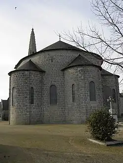 Vue du chevet.