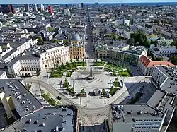 Place de la Liberté à Łódź.