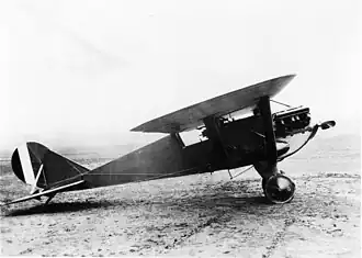 Vue de l'avion.