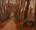 Weg durch den Wald.