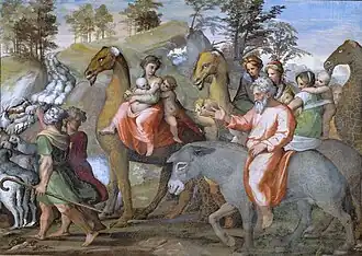 Départ à Canaan.