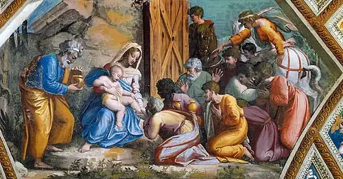 Adoration des mages.